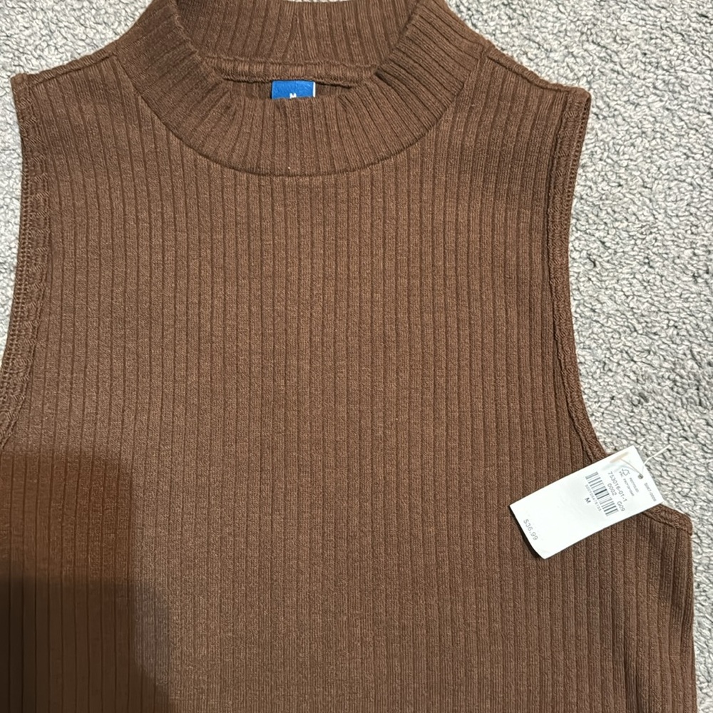 Old navy ribbed mock neck dress - Picture 2 of 3
